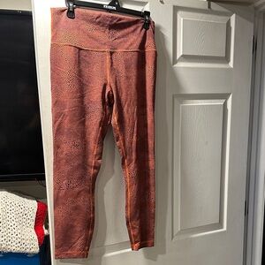 lululemon athletica Orange Leggings